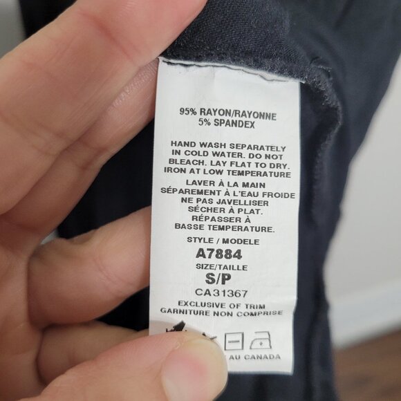 Lori Michaels | Black Full Length Halter Dress V-Neckline Faux Wrap Tie Waist S - Picture 4 of 10